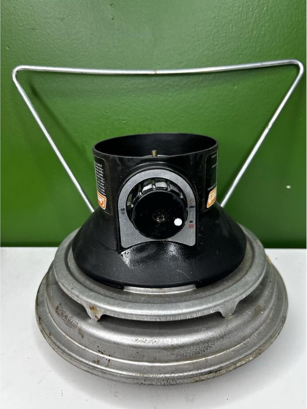 Coleman Black Cat Catalytic Propane Heater Camping Hunting Untested Parts